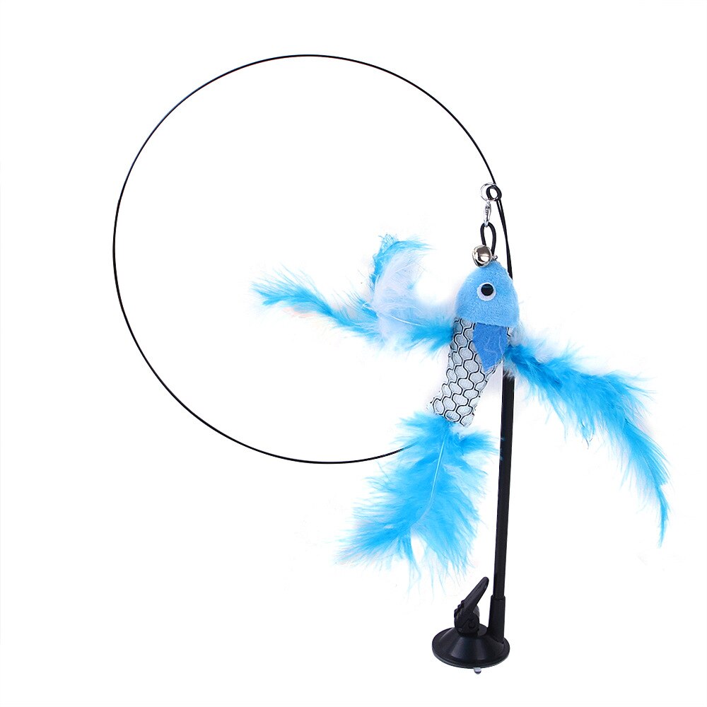 Handfree Teaser Wand With Suction Cup