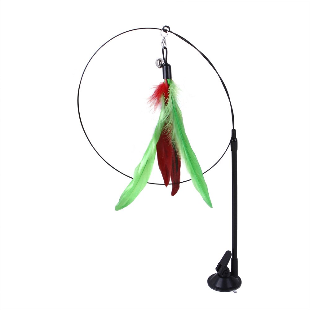 Handfree Teaser Wand With Suction Cup