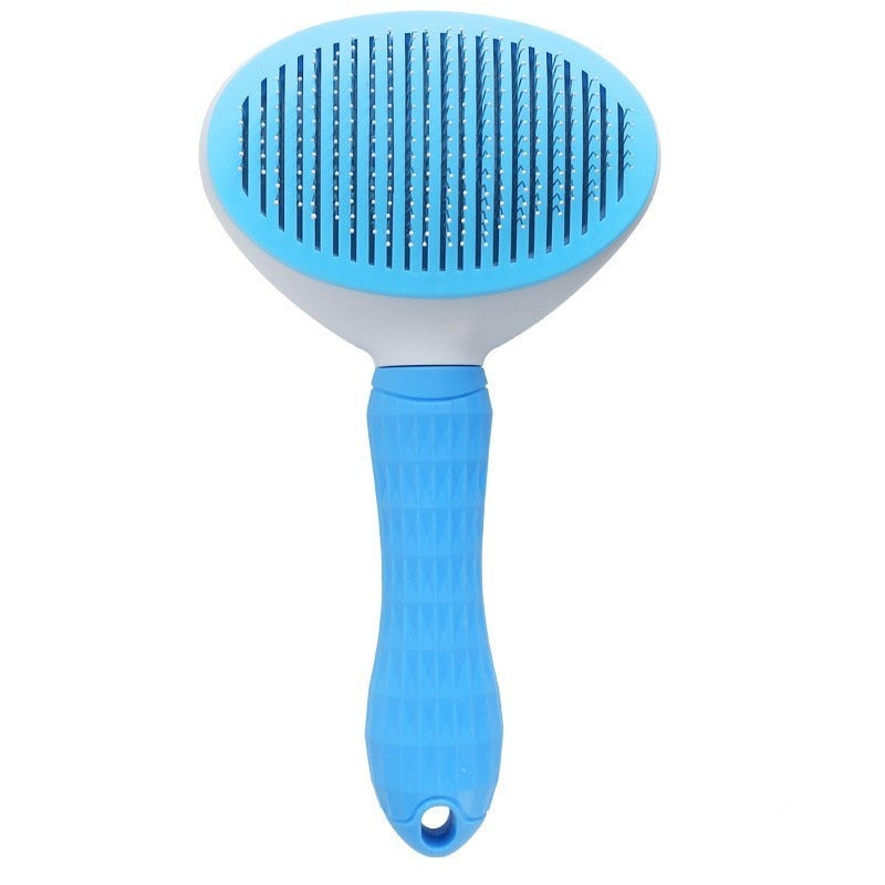 Self-Cleaning Pet Hair Remover Brush For Dogs And Cats