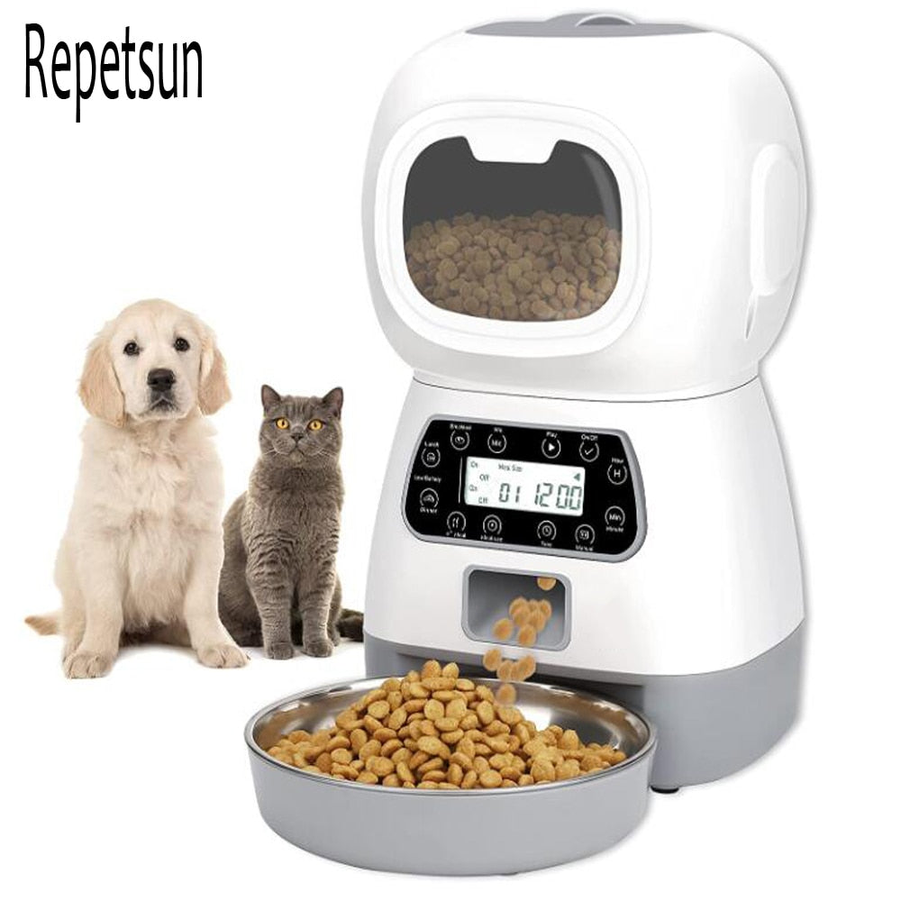 3.5l Smart Food Dispenser For Cats And Dogs
