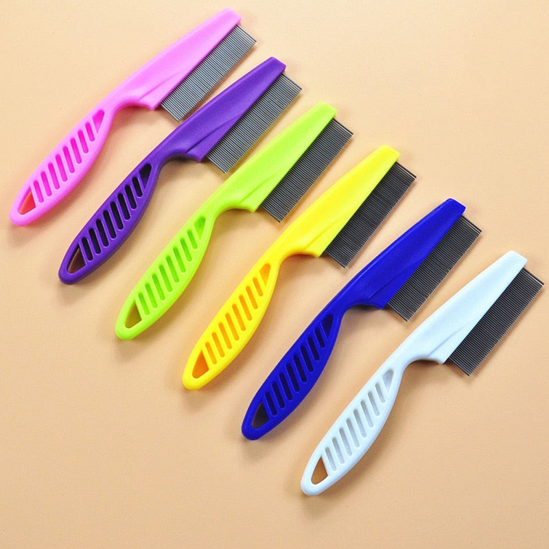 Stainless Flea Shedding Brush For Cats And Dogs