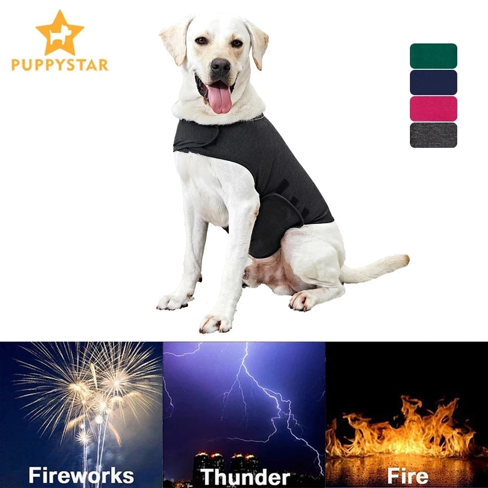 Xs-xl Reflective Dog Anxiety Vest For All Sizes