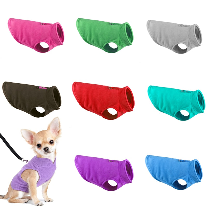 Cozy Winter Fleece Pet Dog Clothes