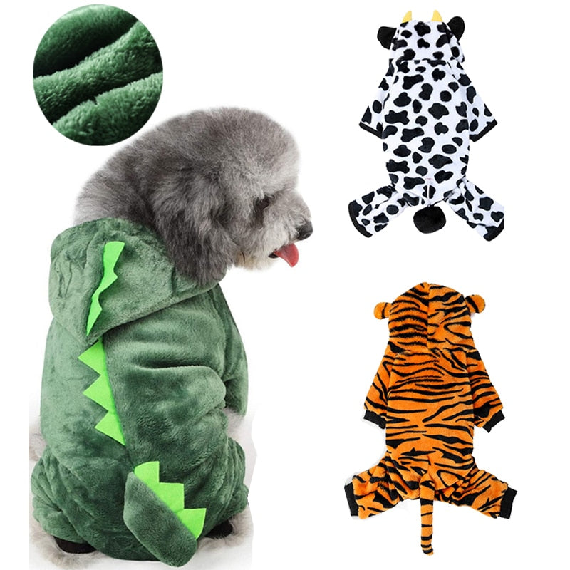 Winter Soft Fleece Pet Dog Hoodies