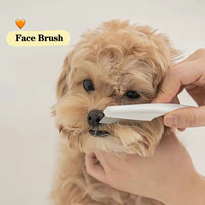 Pet Facial Cleaning Brush For Small Dogs